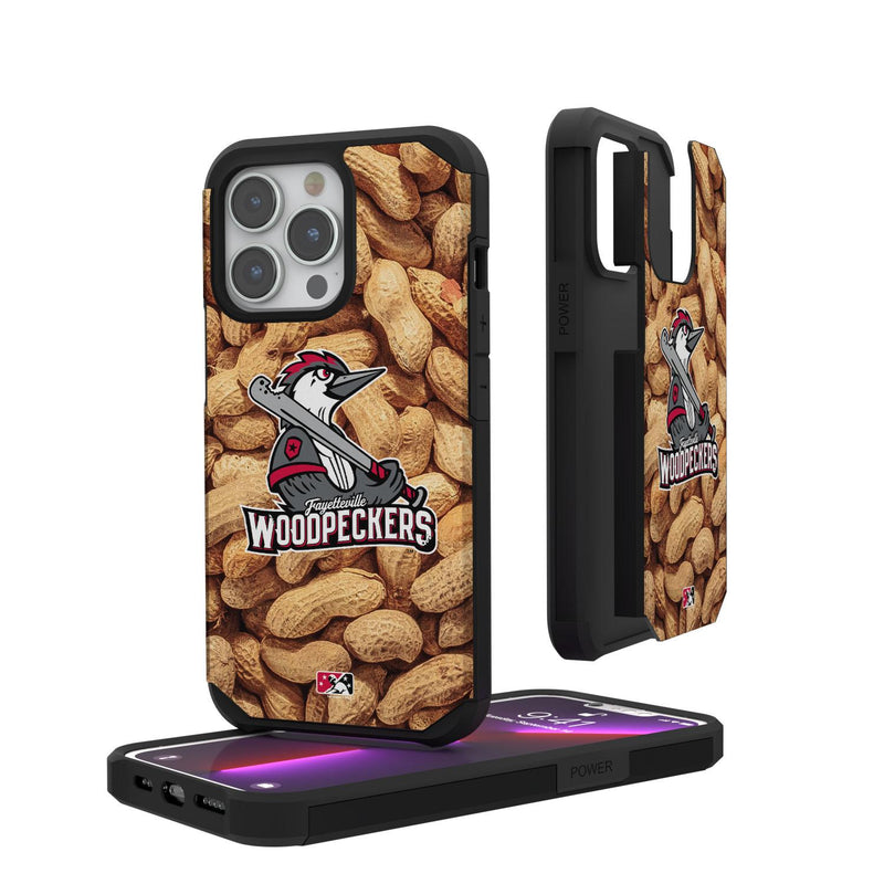 Fayetteville Woodpeckers Peanuts iPhone Rugged Case