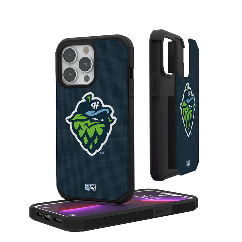 Hillsboro Hops Solid iPhone Rugged Case