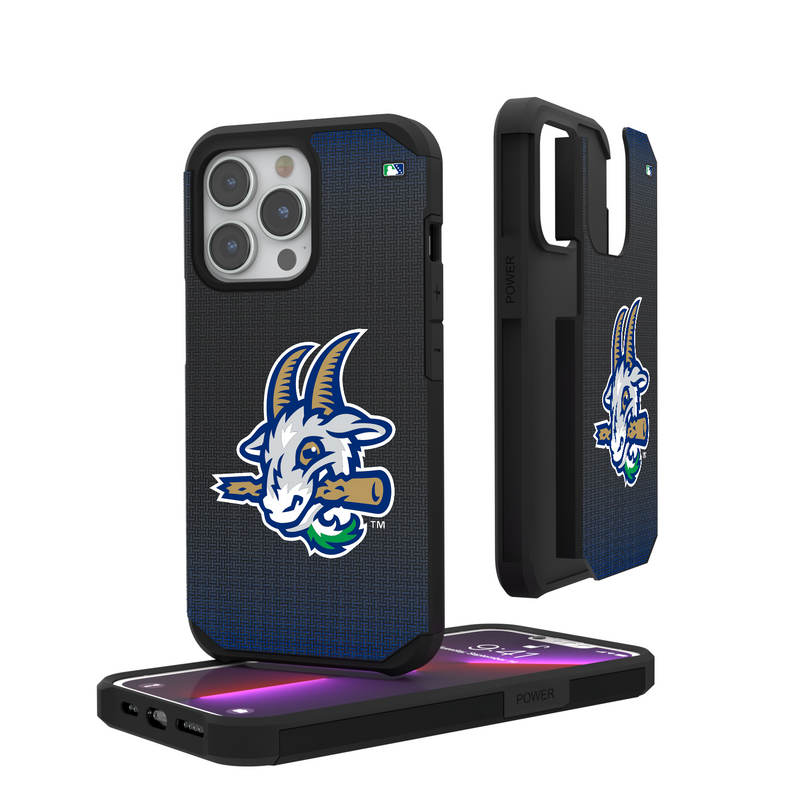 Hartford Yard Goats Linen iPhone Rugged Phone Case