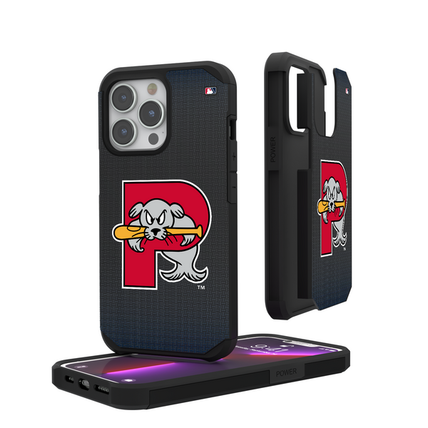 Portland Sea Dogs Linen iPhone Rugged Phone Case