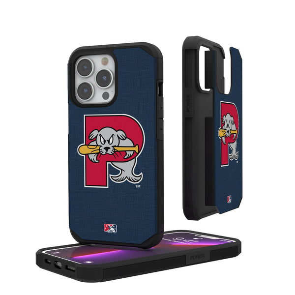 Portland Sea Dogs Solid iPhone Rugged Case