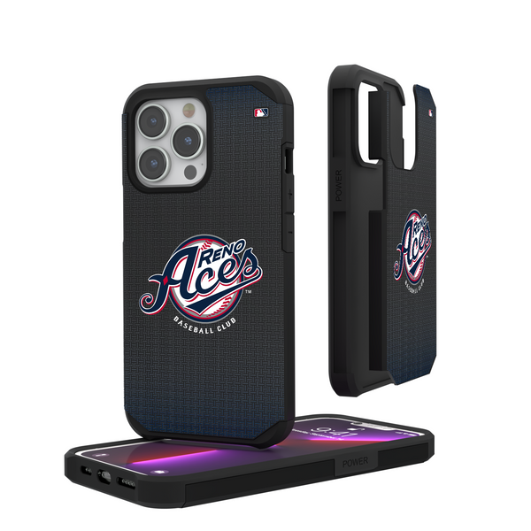 Reno Aces Linen iPhone Rugged Phone Case
