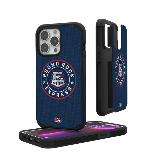 Round Rock Express Solid iPhone Rugged Case