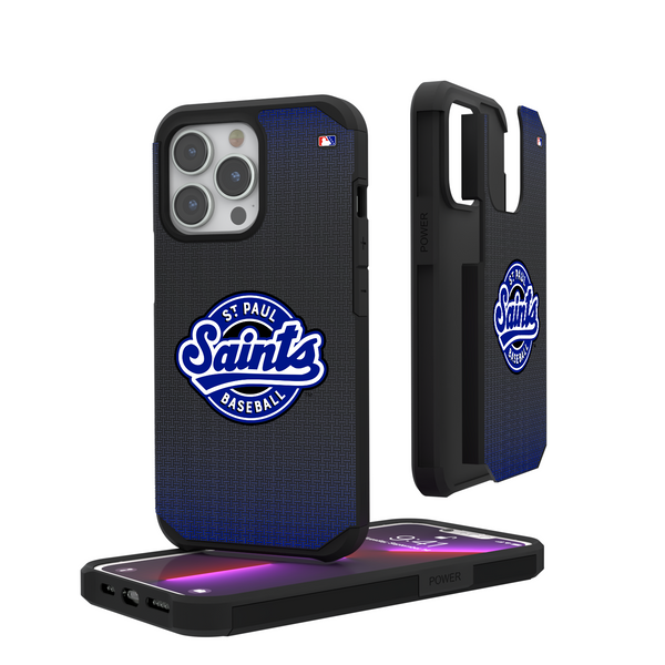 St. Paul Saints Linen iPhone Rugged Phone Case