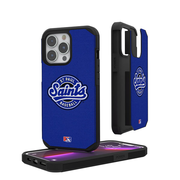 St. Paul Saints Solid iPhone Rugged Case