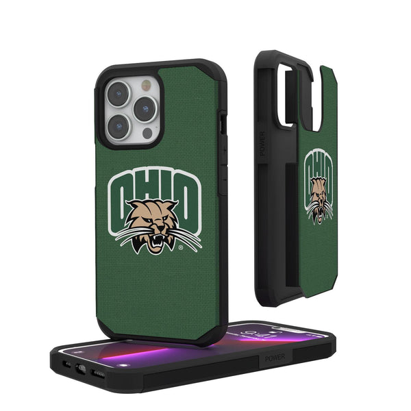 Ohio University Bobcats Solid iPhone Rugged Case
