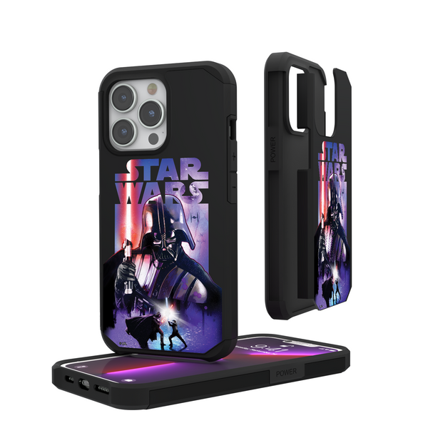 Star Wars Darth Vader Portrait Collage iPhone Rugged Phone Case