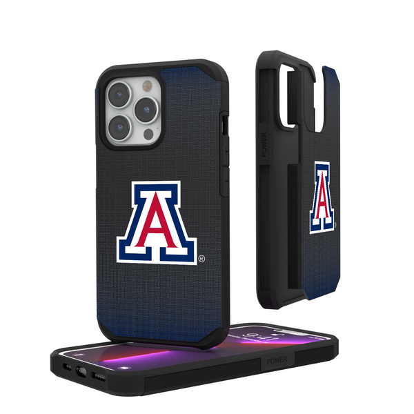 Arizona Wildcats Linen iPhone Rugged Phone Case