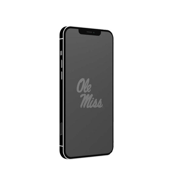 Mississippi Ole Miss Rebels Etched iPhone 12 Pro / 12 / 11 / XR Screen Protector