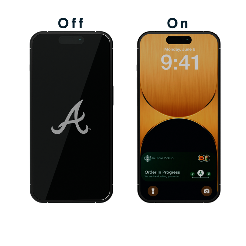 Atlanta Braves Etched Screen Protector