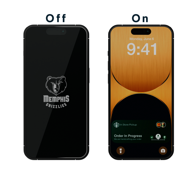 Memphis Grizzlies Etched Screen Protector