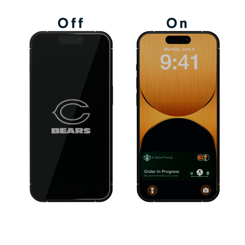 Chicago Bears Etched Screen Protector