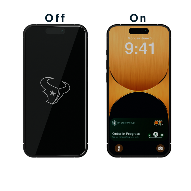 Houston Texans Etched Screen Protector