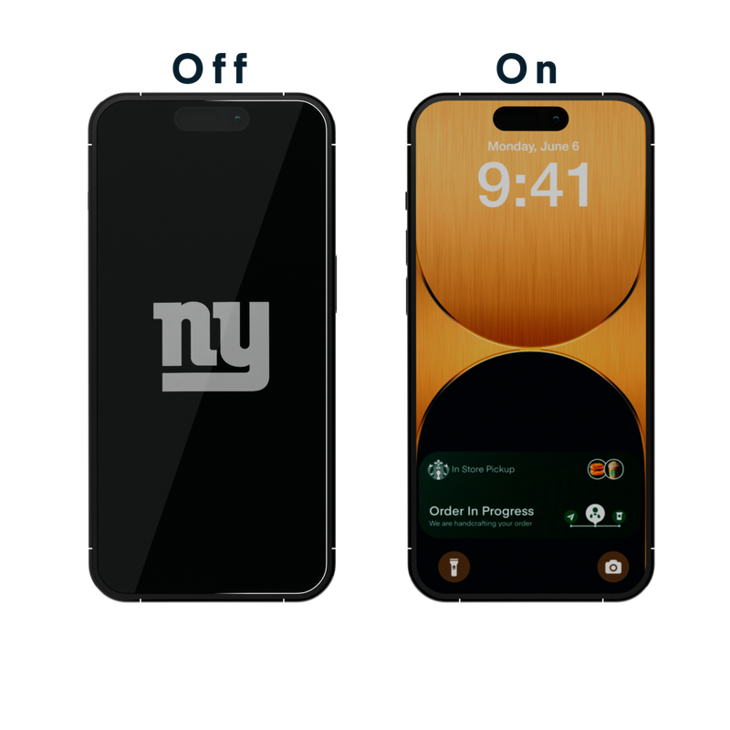 New York Giants Etched Screen Protector