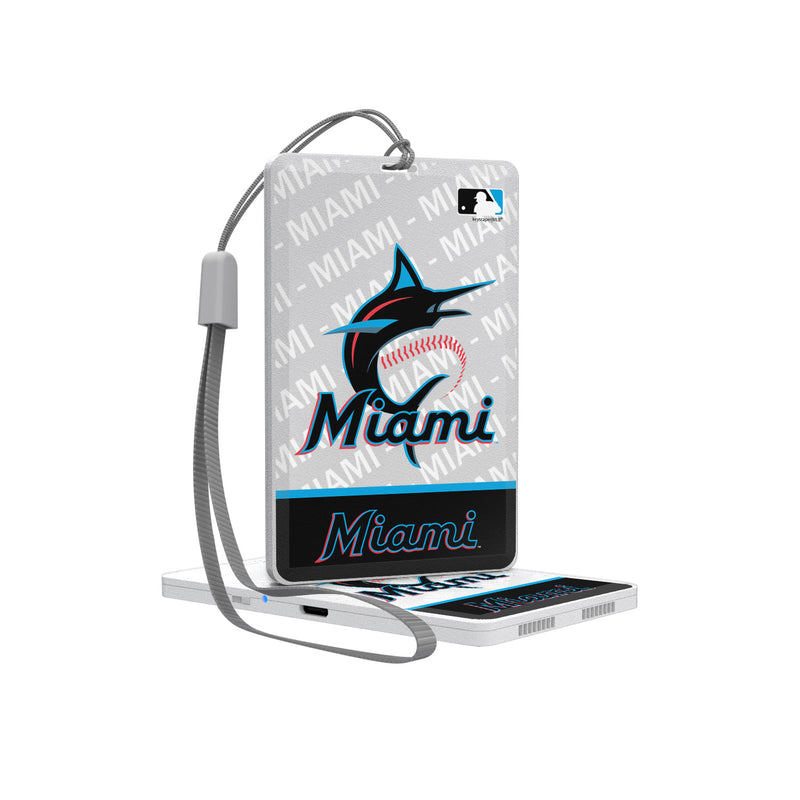 Miami Marlins Endzone Plus Bluetooth Pocket Speaker