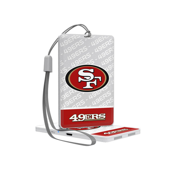 San Francisco 49ers Endzone Plus Bluetooth Pocket Speaker