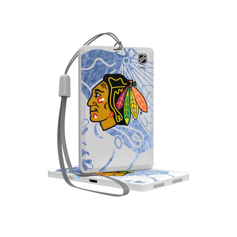 Chicago Blackhawks Ice Tilt Bluetooth Credit Card Mini Speaker