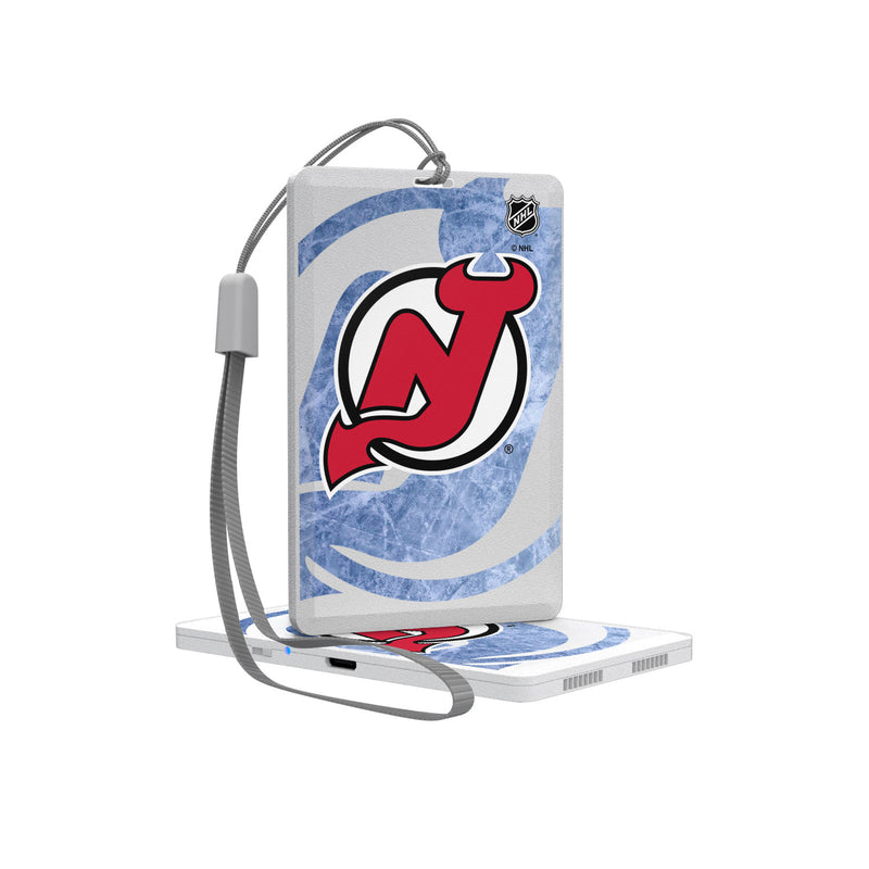 New Jersey Devils Ice Tilt Bluetooth Credit Card Mini Speaker