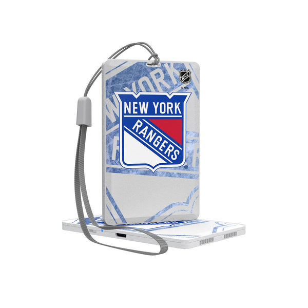 New York Rangers Ice Tilt Bluetooth Credit Card Mini Speaker