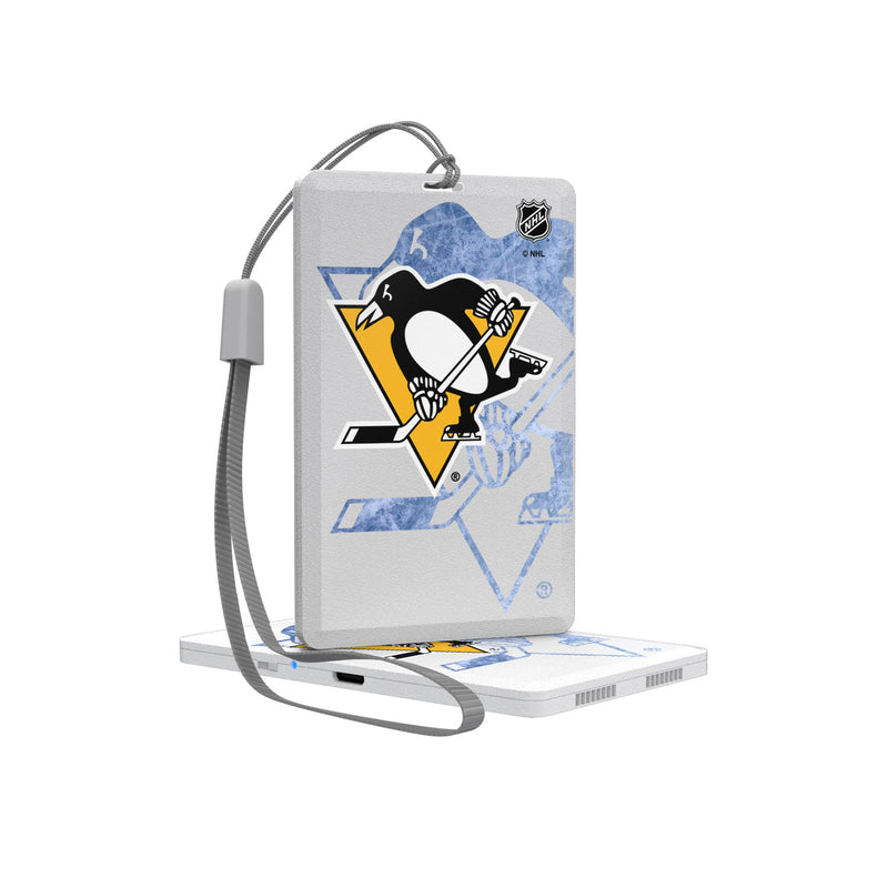 Pittsburgh Penguins Ice Tilt Bluetooth Credit Card Mini Speaker