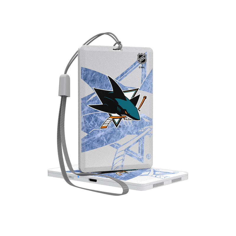 San Jose Sharks Ice Tilt Bluetooth Credit Card Mini Speaker