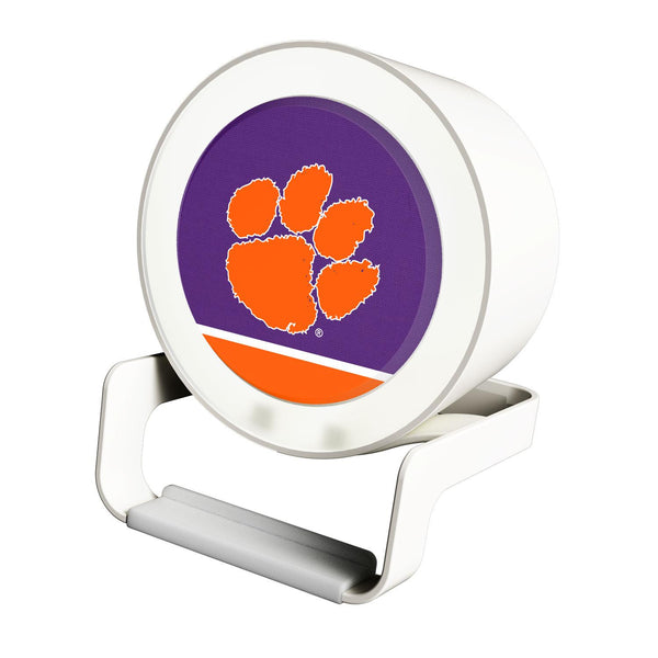 Clemson Tigers Endzone Solid Night Light Charger and Bluetooth Speaker