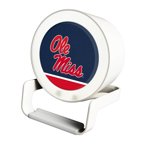 Mississippi Ole Miss Rebels Endzone Solid Night Light Charger and Bluetooth Speaker