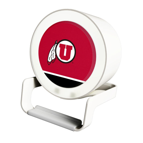 Utah Utes Endzone Solid Night Light Charger and Bluetooth Speaker