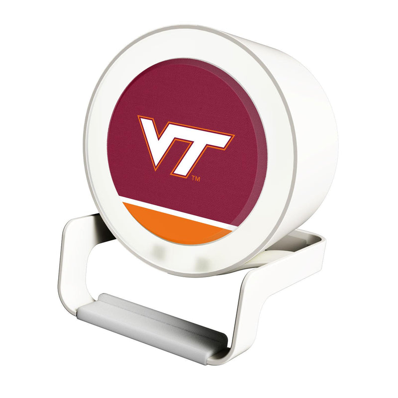 Virginia Tech Hokies Endzone Solid Night Light Charger and Bluetooth Speaker