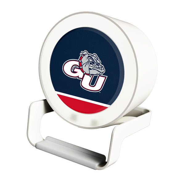 Gonzaga Bulldogs Endzone Solid Night Light Charger and Bluetooth Speaker