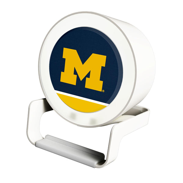 Michigan Wolverines Endzone Solid Night Light Charger and Bluetooth Speaker