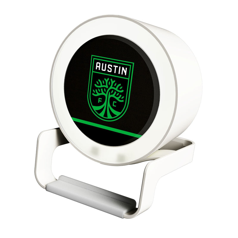 Austin FC  Solid Wordmark Night Light Charger and Bluetooth Speaker