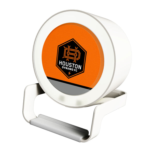 Houston Dynamo  Solid Wordmark Night Light Charger and Bluetooth Speaker