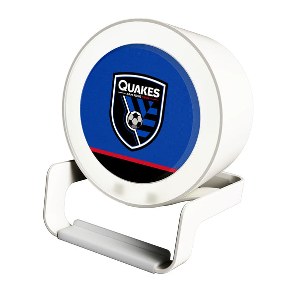 San Jose Earthquakes   Solid Wordmark Night Light Charger and Bluetooth Speaker