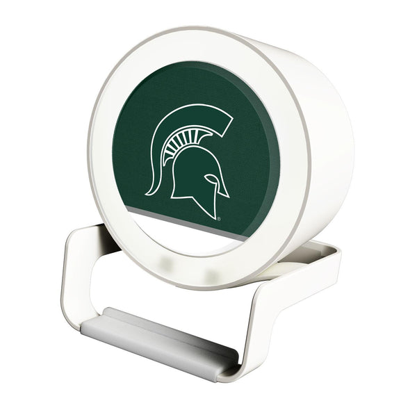 Michigan State Spartans Endzone Solid Night Light Charger and Bluetooth Speaker