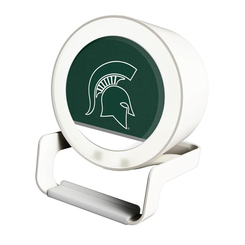 Michigan State Spartans Endzone Solid Night Light Charger and Bluetooth Speaker
