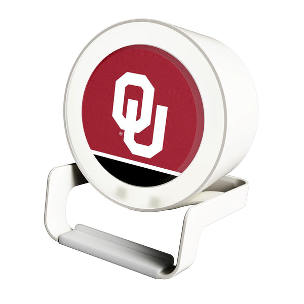 Oklahoma Sooners Endzone Solid Night Light Charger and Bluetooth Speaker