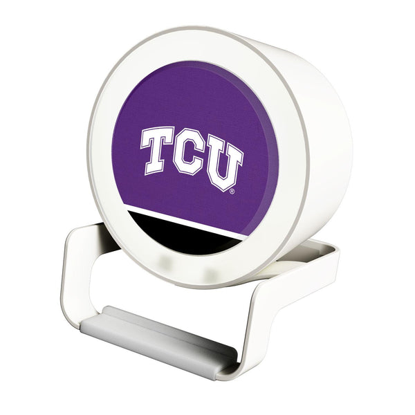 Texas Christian Horned Frogs Endzone Solid Night Light Charger and Bluetooth Speaker