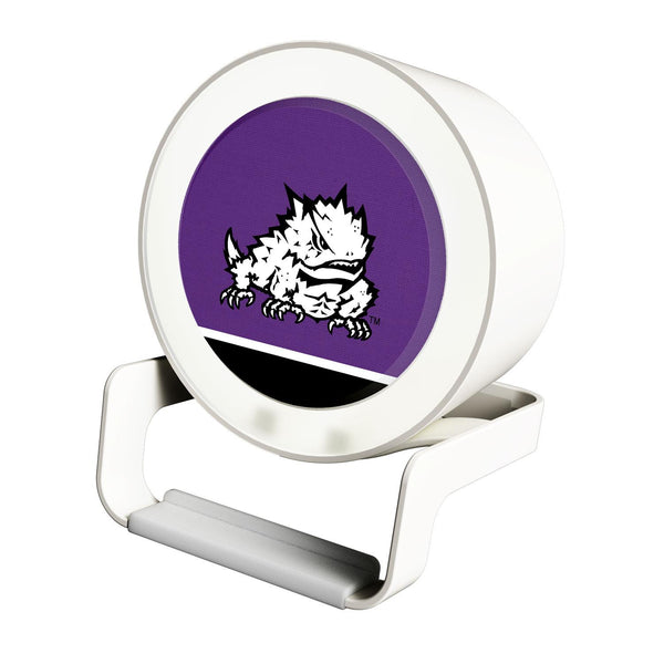 Texas Christian Horned Frogs Endzone Solid Night Light Charger and Bluetooth Speaker