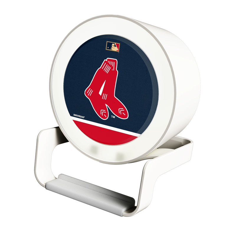 Boston Red Sox 1924-1960 - Cooperstown Collection Solid Wordmark Night Light Charger and Bluetooth Speaker