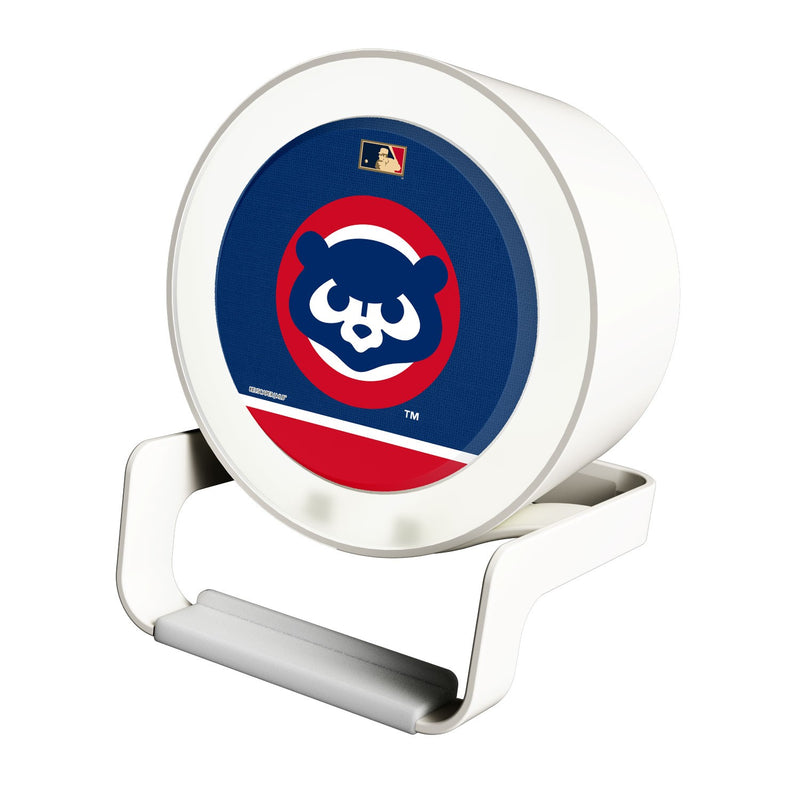 Chicago Cubs Home 1979-1998 - Cooperstown Collection Solid Wordmark Night Light Charger and Bluetooth Speaker