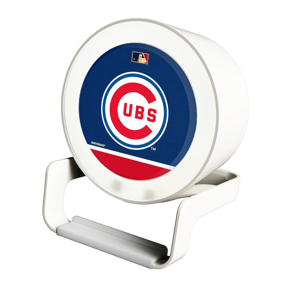 Chicago Cubs 1958-1978 - Cooperstown Collection Solid Wordmark Night Light Charger and Bluetooth Speaker