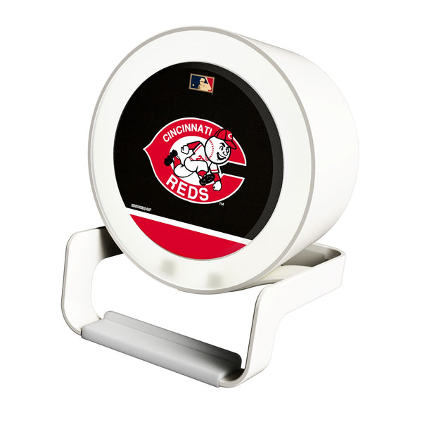 Cincinnati Reds 1978-1992 - Cooperstown Collection Solid Wordmark Night Light Charger and Bluetooth Speaker