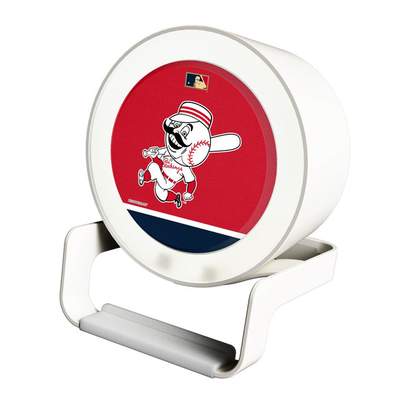 Cincinnati Reds 1953-1967 - Cooperstown Collection Solid Wordmark Night Light Charger and Bluetooth Speaker