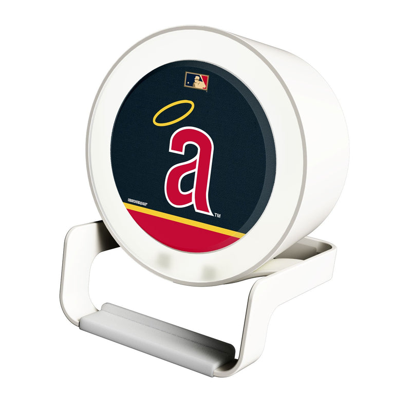 LA Angels 1971 - Cooperstown Collection Solid Wordmark Night Light Charger and Bluetooth Speaker