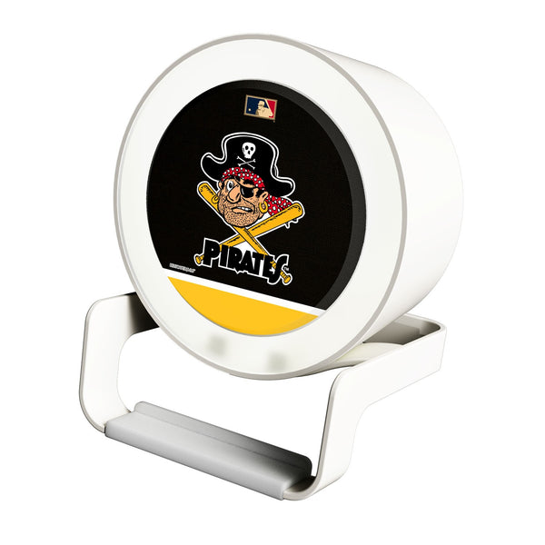 Pittsburgh Pirates 1958-1966 - Cooperstown Collection Solid Wordmark Night Light Charger and Bluetooth Speaker