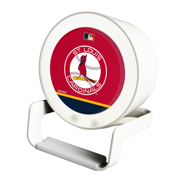 St Louis Cardinals 1966-1997 - Cooperstown Collection Solid Wordmark Night Light Charger and Bluetooth Speaker