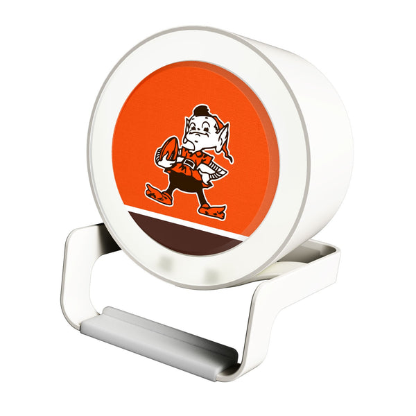 Cleveland Browns Solid Wordmark Night Light Charger and Bluetooth Speaker