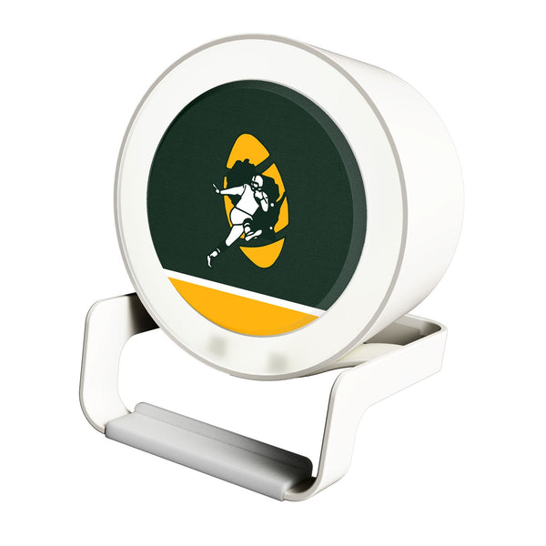 Green Bay Packers Historic Collection Solid Wordmark Night Light Charger and Bluetooth Speaker