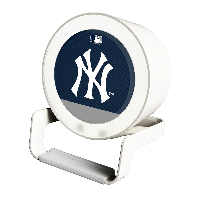 New York Yankees Solid Wordmark Night Light Charger and Bluetooth Speaker